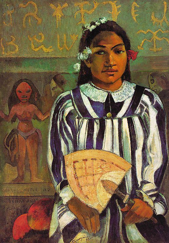 Paul Gauguin Merahi Metua No Teha'amana Norge oil painting art